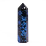 Black Obsidian Points (approx 60-70 gm 9cm) - Mystic Story - Midnight Blue - immagine 4