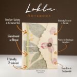 Med Lokta Bougainvillea Notebook Lrg (15x12cm) - 45 leafs