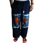 Japanese Style Lounge Pants - Teal & Orange - L - immagine 8