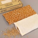 Lavender Natural Cotton and Juco Eye Pillow in Gift Box - Madagascar Giraffe - immagine 5