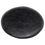 Oval Black Marble Soap Dish - immagine 2