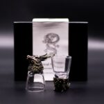Gift Set of 6 Shot Glasses (50ml) - Wild Forest Creatures - Antique Bronze - immagine 6