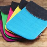 13 inch Laptop Padded Pouch - Crazy Yellow - 14oz Stonewash - immagine 4