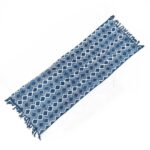 Handmade Indigo Runner - 170x60cm - Heerak Patern - immagine 2