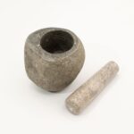 Natural Riverstone Decorative Pestle & Motar -Medium (aprox 12x8cm)