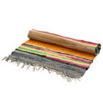 Large Rag Rug - 150x90cm - premium quality - Rainbow Colours - immagine 4