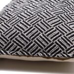 Classic Cushion Cover - Criss-Cross Black - 40x40cm - immagine 3