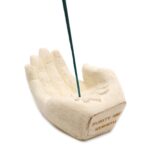 Hand Incense Burner - Lotus (white) - immagine 6