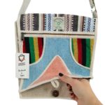 Hemp Laptop Messenger Bag - Triangle - immagine 2