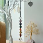 Hanging Chakra Stone  Pendant - Tree of Life - immagine 3