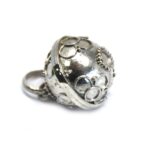 Silver Angel Bell - Faith - 12mm - immagine 2
