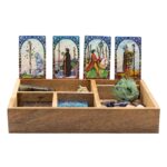 Four Section Tarot Box with Card Holder - immagine 2