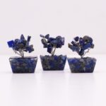 Mini Gemstone Trees On Orgonite Base - Sodalite (15 stones) - immagine 3