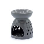 Classic Oil Burner - Teardrops Cutout - Grey - immagine 2