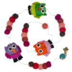 Felt Wall Hanging  -Owls (random colours) - immagine 6