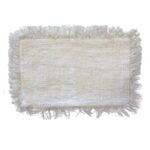 1x Linen Cushion 30x50cm with fringe - immagine 4
