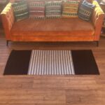 Indian Cotton Rug - 70x170cm - Black / Grey - immagine 3