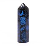 Black Obsidian Points (approx 60-70 gm 9cm) - Mystic Story - Midnight Blue - immagine 6