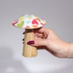 Small Mushroom -   10cm - Pastel Hearts - immagine 3