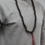 108 Rudraksha Mala - Dark - immagine 3