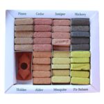Display Set of 70 Incense Smudge Bricks and Burner - 7 Earthy Himalaya Incenso - immagine 2