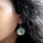 Shell & Silver Earrings - Flowers - Abalone - immagine 4