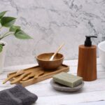 Natural Teakwood Soap Dispencer - Taper - immagine 8