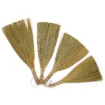 Set 4 - Pampas Fan Broom - Natural mixed sizes - immagine 3