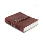 Leather Book of Thoughts with Wrap Notebook (15x10") - immagine 2