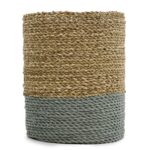 Seagrass & Abu-Abu Raffia Set - 2 Vase & 2 Bins - immagine 4