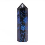 Black Obsidian Points (approx 60-70 gm 9cm) - Mystic Story - Midnight Blue - immagine 7