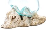 Molten Glass on Whitewash Wood - Large Bowl - immagine 4