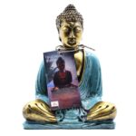Teal & Gold Buddha - Medium - immagine 2