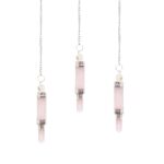 Three Piece Pendulum - Rose Quartz
