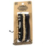 Mens Bracelet Sets - Metal & Leather (asst) - immagine 2