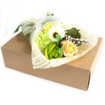 Boxed Hand Soap Flower Bouquet - Green - immagine 2