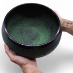Extra Loud - Mushroom Singing Bowl - Moss Green (23x10.5cm, 1.3kg) - immagine 7