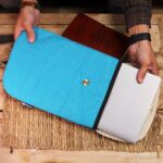 13 inch Laptop Padded Pouch - Crazy Yellow - 14oz Stonewash - immagine 6