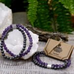 Magnetic Gemstone Bracelet - Amethyst - immagine 5