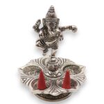 Dancing Ganesha Incense Holder 14x10cm - immagine 2