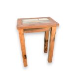 Tall Table - Display Stand  - Recycled Wood - immagine 2