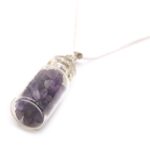 Bottled Gemstones Necklace - Amethyst - immagine 2