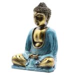 Teal & Gold Buddha - Medium - immagine 3