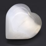 Selenite Heart - 10 cm - immagine 2