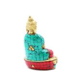 Brass Buddha Figure - Amitabha - 9.5 cm - immagine 4