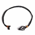 Crystal Gemstone Necklace Cord 45cm/18inch - Black - immagine 6