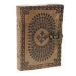 Leather Blue Mandala Notebook (18x13 cm)