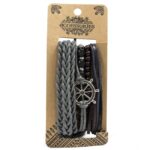 Mens Bracelet Sets - Metal & Leather (asst) - immagine 3