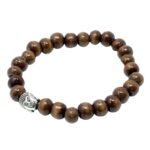 Brown Beads & Buddah Bangle - immagine 3