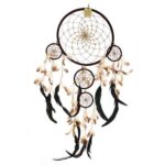Bali Dreamcatcher - Large Round - Cream/Coffee/Choc - immagine 3